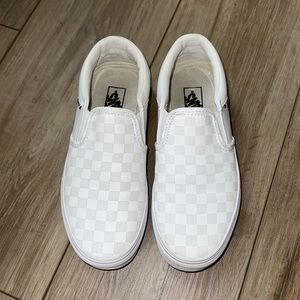 Kids white vans